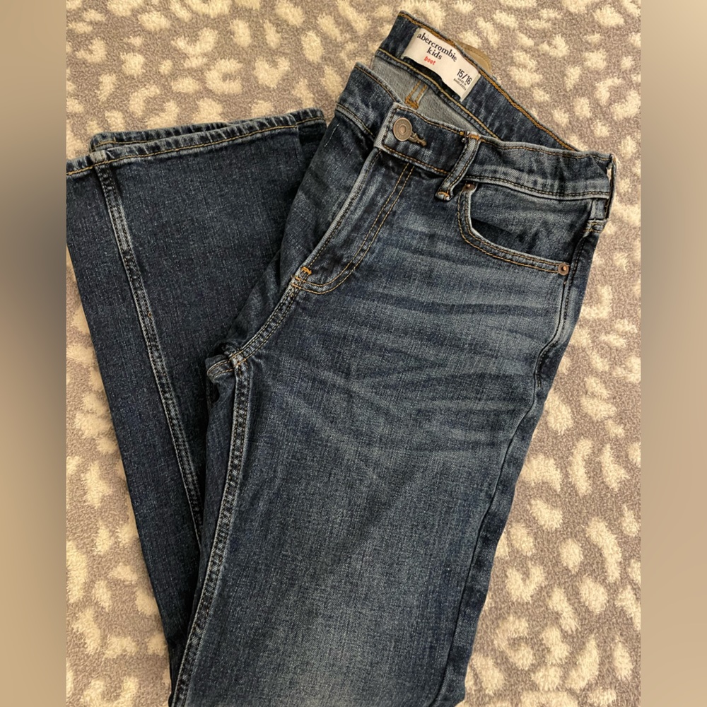 Abercrombie boys boot cut jeans